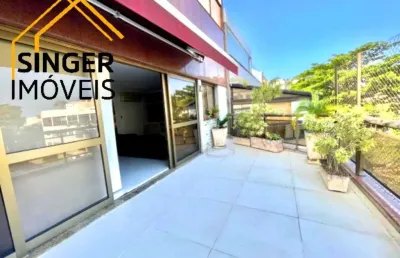 Confortável e espaçosa cobertura duplex no jardim oceânico: 4 quartos (4 suítes), 5 banheiros, 4 vagas de garagem, 421m², piscina, sauna, área gourmet