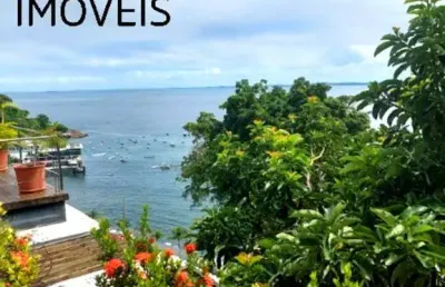 Espetacular casa triplex com finalidade comercial na ladeira da barra (salvador/ba): 677,52m², 16 vagas, piscina, vista mar livre e muito espaço