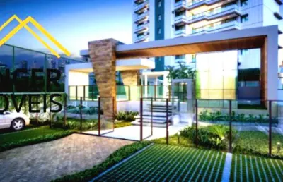 Novo e amplo aptº à venda: 210 m², 3 suítes, andar alto, vista deslumbrante, ampla sala em 3 ambientes, 5 banheiros, 4 vagas, infraestrutura total