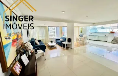 Imperdível! cobertura luxo na pituba / aquárius, ssa/ba, 4 quartos (2 suítes), 5 banheiros, 214 m², vista mar, piscina, 4 vagas, infraestrutura total