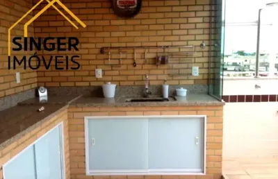 Belíssima cobertura à venda > 3 quartos, 2 suítes, sala ampla, piscina, área gourmet, 4 vagas, 236,00 m² > recreio dos bandeirantes, rio de janeiro/rj