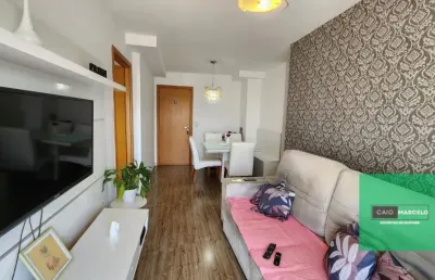 Apartamento à venda, 2  quartos, 61m², 1 vga, vista livre - centro da taquara