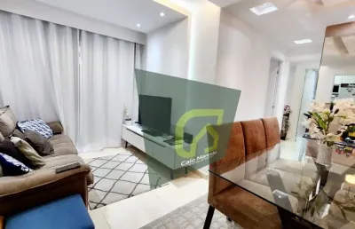 Apartamento à venda, 2 quartos, 1 suíte, 1 vga, varanda gourmet - ecoway - taquara