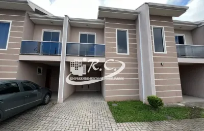 Rc imóveis vende sobrado em condomínio no ganchinho