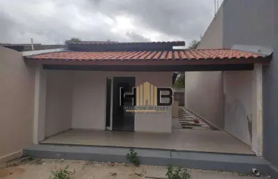 Casa plana nova caucaia com 3 dormitórios à venda, 96 m² por r$ 250.000 - mestre antônio - caucaia/ce