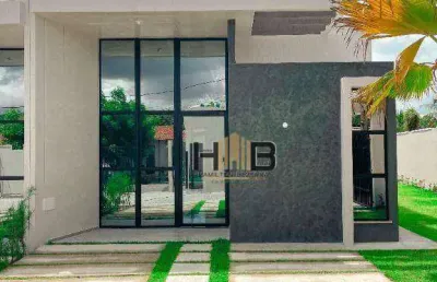 Casa com 3 dormitórios ( 3 suítes) à venda, 110 m² por r$ 550.000 - parque havaí - eusébio/ce