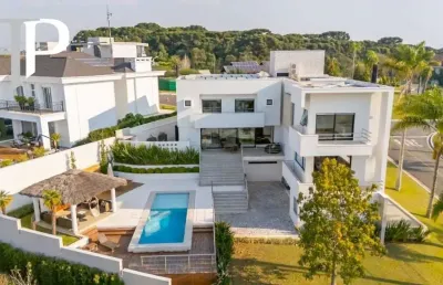 Casa com 4 dormitórios à venda, 545 m  por r  6.900.000,00 - alphaville graciosa - pinhais pr