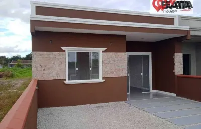 Casa com 3 dormitórios à venda, 90 m² por r$ 390.000,00 - volta ao mundo i - itapoá/sc
