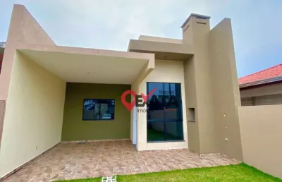 Casa com 3 dormitórios à venda, 97 m² por r$ 370.000,00 - volta ao mundo i - itapoá/sc