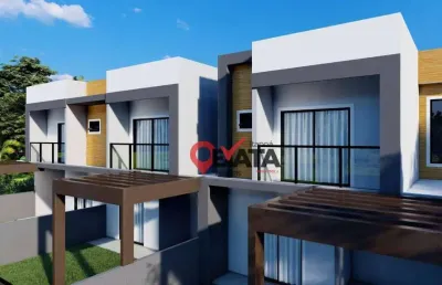 Sobrado com 4 dormitórios à venda, 124 m² por r$ 780.000,00 - são jose - itapoá/sc