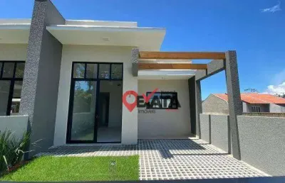 Casa com 2 dormitórios à venda, 64 m² por r$ 339.000,00 - brandalize - itapoá/sc