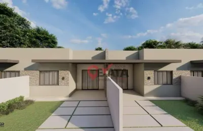 Casa com 2 dormitórios à venda, 53 m² por r$ 289.000,00 - brasília - itapoá/sc