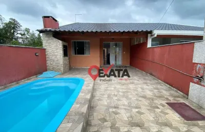 Casa com 3 dormitórios à venda, 65 m² por r$ 385.000,00 - praia das palmeiras - itapoá/sc