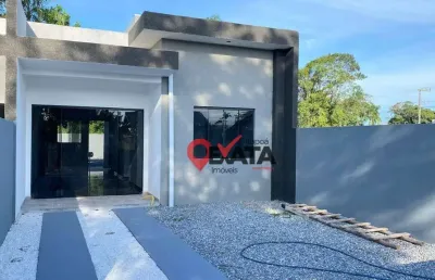 Casa com 2 dormitórios à venda, 55 m² por r$ 320.000,00 - praia dos veleiros - itapoá/sc