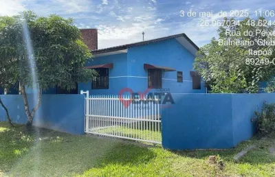 Casa com 2 dormitórios à venda, 61 m² por r$ 265.000,00 - itapema do norte gleba ii - itapoá/sc