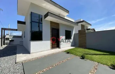 Casa de esquina 2 quartos à venda, 59 m² por r$ 360.000 - barra do saí - itapoá/sc