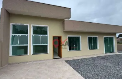 Casa com 3 dormitórios para alugar, 51 m² - princesa do mar - itapoá/sc