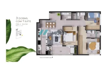 Apartamento à venda no bairro cacupé - florianópolis/sc