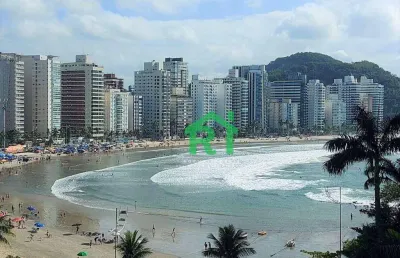 Apartamento frente para o  mar, 3 dormitórios,( 2 suítes), 2 vagas, área de lazer, astúrias, guarujá/sp