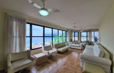 Cobertura com 3 dormitórios à venda, 270 m² por r$ 1.400.000,00 - tombo - guarujá/sp