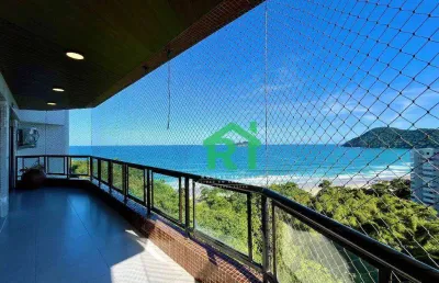 Apartamento vista mar, 3 dormitórios (suítes), 2 vagas, lazer, tombo - guarujá/sp