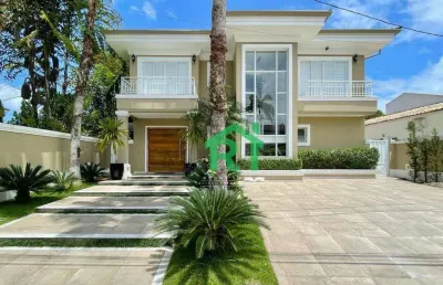 Casa à venda com 4 dormitórios (4 suítes), 4 vagas, área de lazer, jardim acapulco, guarujá/sp