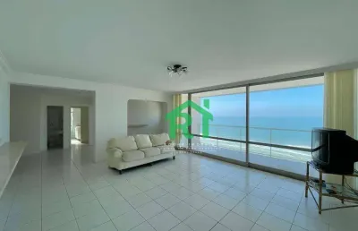 Apartamento com 4 dormitórios à venda, 230 m² por r$ 1.650.000,00 - pitangueiras - guarujá/sp
