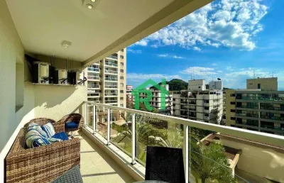 Apartamento reformado, 3 dormitórios (1 suíte), 2 vagas, área de lazer, jardim astúrias, guarujá/sp