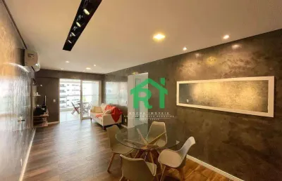 Apartamento com 2 dormitórios, 90 m² - venda por r$ 750.000,00 ou aluguel por r$ 8.000,00/mês - jardim astúrias - guarujá/sp