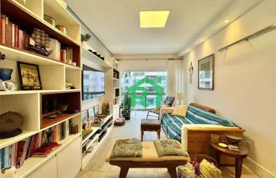 Apartamento à beira mar com 2 quartos, 1 vaga à venda em pitangueiras, guarujá | rocha imóveis guarujá