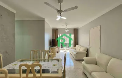 Apartamento com vista mar, 3 quartos, 1 vaga, jardim astúrias, guarujá/sp