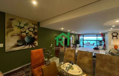 Apartamento frente mar, 3 dormitórios (3 suítes), 2 vagas, lazer, pitangueiras, guarujá/sp