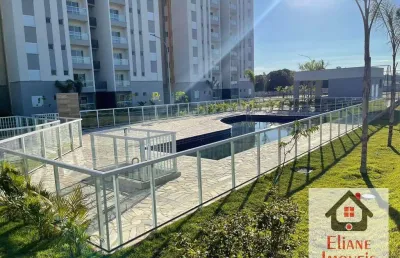 Apartamento com 2 dormitórios à venda, 55 m² por r$ 290.000 - jardim são sebastião - hortolândia/sp