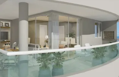 Cobertura duplex nunca habitada com 4 quartos e 4 vagas em moema