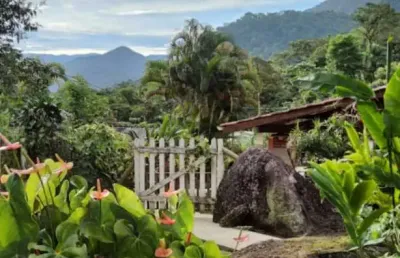 Chácara em local sossegado no ubatumirim, com 1.000 m²  de terreno e ampla residência