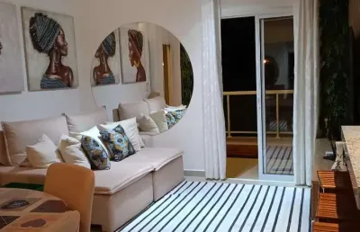 Uma cobertura com 3 dormitórios decorada à venda em praia grande- ubatuba-sp