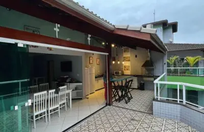 Cobertura duplex na praia grande com vista parcial mar à venda