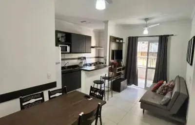 Apartamento 02 dormitórios mobiliado à venda nas toninhas