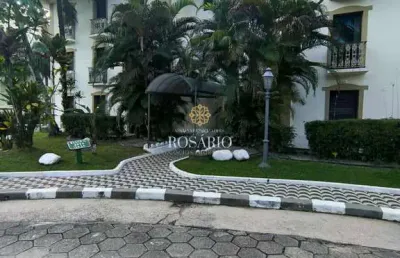 Apartamento à 100 mts da praia das toninhas com 3 dormitórios no wembley tênis na toninhas ubatuba