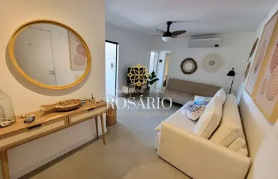 Apartamento mobiliado de 2 dormitórios no condomínio duo itaguá ubatuba