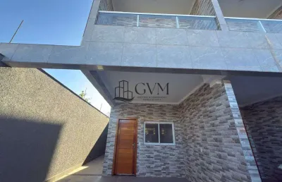 Casa com 2 quartos, balneário maracanã, praia grande -