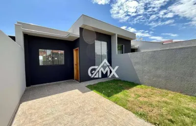 Casa com 2 dormitórios à venda, 70 m² por r$ 295.000,00 - jardim moema - londrina/pr