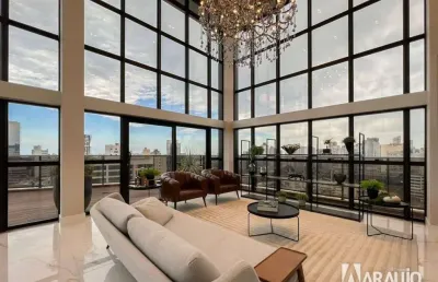 Cobertura mobiliada e finamente decorada com 520 m² no centro de itajaí