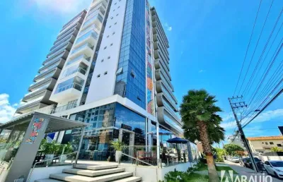 Apartamento com 1 suíte e 1 dormitório na praia brava em itajaí