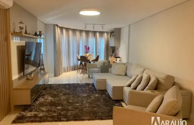 Apartamento 3 quadras do mar com 2 suítes e 2 demi em balneário camboriú