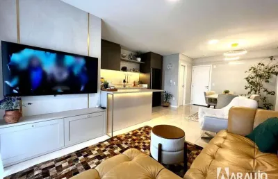 Apartamento mobiliado com 1 suíte e 1 dormitório no bairro fazenda em itajaí