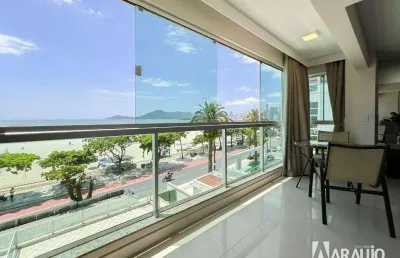 Apartamento frente mar com 2 suítes e 1 dormitório em balneário camboriú