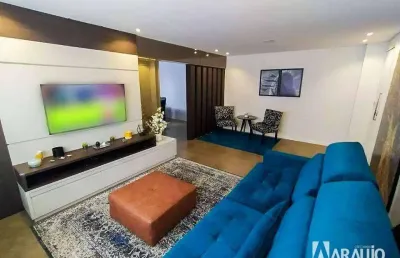 Apartamento semi mobiliado com 1 suíte e 2 dormitórios no centro de itajaí