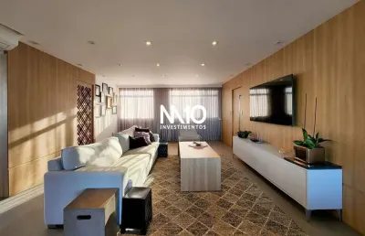 Luxuoso apartamento frente mar com 04 suítes e 03 vagas privativas