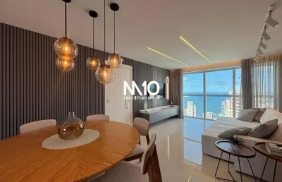 Apartamento 3 suítes para locação anual e venda finamente mobiliado centro/ barr